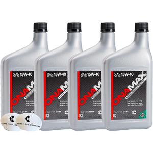 4 Pack Cummins Onan 326-5336 15w-40 OnaMax Use With RV Generator Engine 1 Quart Each