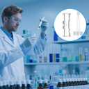 2 x 3 ml Luer Lock Syringe for Liquids, 10 Pcs Luer Connector, 10 Pack Syringe with Cap, Individually Wrapped