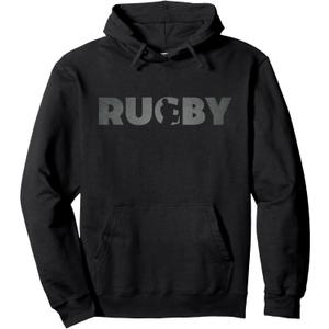 Sports Rugby Pullover Hoodie, S