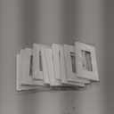 MORNING GROUP Matte Finish Single Decorator Switch Cover, 1-Gang Screwless Wall Plate, 4.53" H x 2.75" L, Polycarbonate Thermoplastic, UL Listed, White, 10 Pack