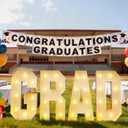 JUICYRAUL 2.3FT Marquee Numbers Lights Grad Sign, Light up Letters for 2026 Graduation Decoration, Class of 2026 for College High School Senior Kindergarten Graduation Party Favor Supplies