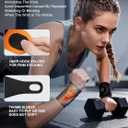 Wrist Brace for Carpal Tunnel: Wrist Support Compression Wraps for Women and Men Arthritis Tendonitis Pain Relief fits Left and Right Hands 1 Pack Black (One Size)