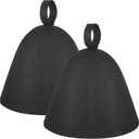 JaGely Sauna Hat for Men Women Wool Sauna Hat Vaporarium Cap Russian Banya Cap for Bath House Accessories (Black)