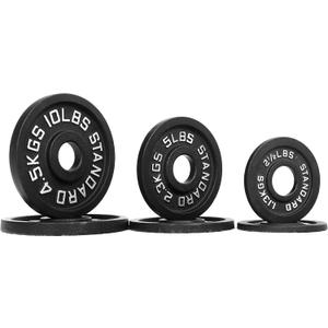 BalanceFrom Cast Iron Olympic 2-Inch Plate Weight Plate for Strength Training, Weightlifting and Crossfit, Multiple Packages