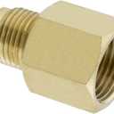 LASCO 17-5847 1/2-Inch Female Flare by 3/8-Inch Male Flare Brass Adapter