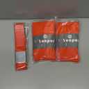 Youper Youth Baseball/Softball Belt & Socks Combo Set (2 Pairs of Socks & 1 Belt) (Orange, Medium), 2 pack