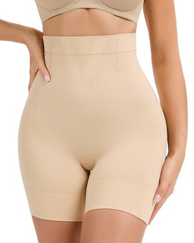 FVACPJ Shapewear Tummy Control Shorts - High Waisted Shapewear Underwear Body Shaper Butt Lifting Shorts Under Dresses, M