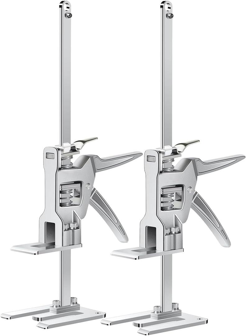 Labor Saving Arm Jack 2 Pack, Hand Lifting Jack Tool, Multi-Function Height Adjustment Device, for Installing Doors, Windows, Cabinets, Woodworking, Lifting Furniture