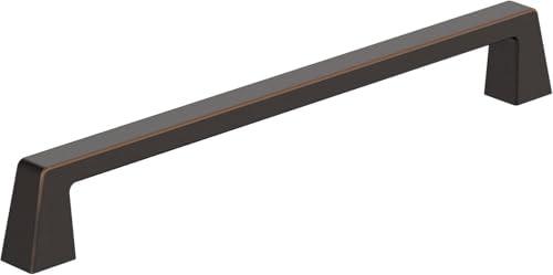 Amerock BP55282ORB | Oil Rubbed Bronze Cabinet Pull | 8 in (203 mm) Center-to-Center Cabinet Handle | Blackrock | Drawer Pull | Kitchen Cabinet Handle | Furniture Hardware