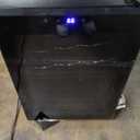 37 Bottle Wine Fridge,Freestanding 145 Can Beverage Refrigerator with Smart Temperature Control4.5 CU FT Quiet Mini Fridge with Child Lock Panel for Family Restaurant Bar, Black