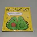 2025 Square Wall Calendar, Avo Great Day, 16-Month Funny Corner Theme with 180 Reminder Stickers (12 x 12 In)