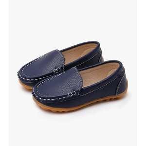 RVROVIC Kids Girls Boys Slip-on Loafers Oxford PU Leather Flats Shoes(Toddler/Little Kid), Size 28