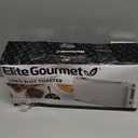 Elite Gourmet ECT2517C SLIMTOAST™ 2-Slice, Long Slot Toaster, Cool-touch Body, 6 Toast Settings & Cancel Function, Extra Wide 1.5” Slot Easily Fits Breads, English Muffins, Bagels & Waffles, Cremello