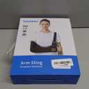 Velpeau Arm Sling Shoulder Immobilizer for Women and Men, fit Left or Right Arm - Rotator Cuff Support Brace - Medical Sling for Shoulder, Clavicle, Elbow Injury (Comfort type, Large: Bust 33.5-41)