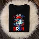 Patriotic USA Flag Fighter Jets Boys 4th of July T-Shirt Black Medium