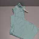 luvamia Women's Casual Summer Lapel Sleeveless Button Down Short Denim Jean Dress (Mint Green), S