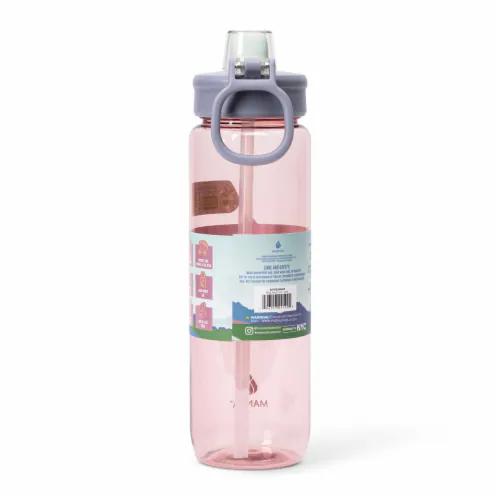 Manna™ Push™ Water Bottle - Pink, 39 oz