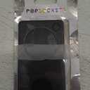 PopSockets Phone Wallet with Expanding Kickstand, Phone Card Holder - Black