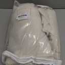 90 inch Pinch Pleated Linen Curtains for Living Room Bedroom Natural Ivory Birch Boho Country Thick Linen Textured Light Filtering Pinch Pleat Drapes Back Tab Semi Sheer Window Curtain 2 Panels