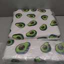Baby Bath Kneeler and Elbow Rest Set Avocado Print, Cushioned Mat w/Item Storage & Suction Cups, Quick-Dry Neoprene, Baby Bath Essentials