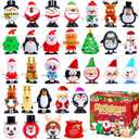 Max Fun 30pcs Christmas Wind Up Toys Stocking Stuffers for Kids Christmas Party Favors Bulk Christmas Goody Bag Filler