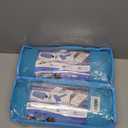 REEZEIVI 2 Pack Headrest Pillow for Patio Chaise Lounge,Chaise Lounge Pillows Outdoor 3D air mesh with Elastic Band,Quick Drying and Washable Spa Pillow for Recliner,Beach Chair,Office Chair,Blue