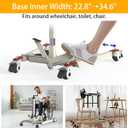 Patient Lift Transfer Chair, Patient Transfer Lift for Home, Lift Assist for Elderly, Heavy Duty Transfer Chair for Bed to Wheelchair (Upgraded Model)