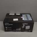 Electric Meat Grinder, Sausage Stuffer with 3 Sausage Tubes, 2 Blades, 3 Plates, 3200W Max, Meat Grinder Heavy Duty for Home Kitchen Use, Stainless Steel (Black)