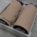 PoKat 23" Pink Ceramic Table Lamps Set of 2, Modern Bedroom Lamps for Girls Room, Bedside Lamps for Night Stands, Cute Lamps for Living Room Decor, Nightstands Desk Lamp, Pink