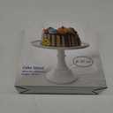 Round Cake Stand White 11" Melamine Cake Display Stand Dessert Cupcake Display Tray for holiday,Graduation,Wedding,Birthday,Party,Baby Shower,Anniversary,Ceremony,Christmas