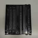 Locker Organizer Shelf Adjustable Width and Height, Ideal Locker for School, Office, and Gym Lockers (Black)