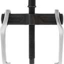 ChgImposs 4 Inch CR-V 2-Jaw Gear Puller, Adjustable Bearing Puller Gears, Reversible Removal Tool for External Internal Pulling, Single Hook Two Claws Puller Tool Separate Lifting Device