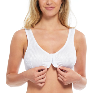 Carole Martin Full-Freedom Comfort Front Closure Bra for Women, Wireless 36