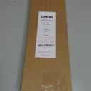 Silver Curtain Rods for Windows 32 to 60 Inch, Heavy Duty Curtain Rod Adjustable Length, 1 Inch Diameter Modern Decorative Curtains Rods(Silver,32-60")