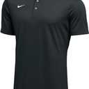 Nike Mens Dri-FIT Short Sleeve Polo Shirt (Medium, Black)
