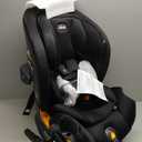 Chicco OneFit LX ClearTex All-in-One Car Seat with LeverLock Installation, Slim Design, Convertible Car Seat, Seat for Infants and Children 5-100 lbs, Ebony/Black