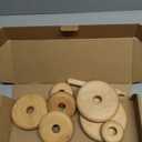 Ring Wooden Stacking Toy Montessori Wooden Pyramid Gifts for Toddlers Natural Baby Toy Pyramid Handcrafted Toy for 1 Year Old