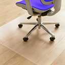 Clear Chair Mat for Hard Floor, 36" x 48" Heavy Duty Desk Mat, Rectangle | Durable Thick PVC, Anti-slip Grip Backing, Smooth Rolling Surface, Scratch-resistant Surface