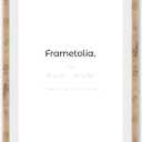18" x 24" White Wide Mat 1-1/4" Burlwood Picture Frame - Fits 12x18 Picture with Mat, 18x24 Without Mat, Outside Frame Size: 20.5" x 26.5"