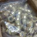 1/2" Push to Connect Fittings,PEX Pipe Fitting 1/2 Inch Set,With Coupling(10 PCS),90 Degree Elbow(10 PCS),Tee(5 PCS),Disconnect Clip(1 PCS),Push to Connect for Quick Connection to PEX Tube
