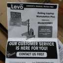 LEVO G2 Deluxe Rolling Laptop Stand with Mouse Tray, Charcoal & Black
Tilting platform, swing arm, locking wheels, heavy-duty overbed workstation for chair, couch, recliner, remote work or gaming