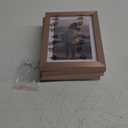 KINLINK 5x7 Picture Frame Rose Gold Set of 4, Wooden Photo Frames Matted 4x6 with Plexiglass for 4x6 with Mat or 5x7 without Mat for Table and Wall Display