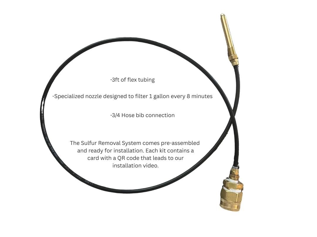 Generic Sulfur Removal System | Remove Odor from 2", 3", 4"+ Wells