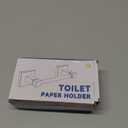 Ruacq Toilet Paper Holder Matte Black Double Post Pivoting Square Tissue Holders Roll Holder Hangers Toilet Paper Modern Wall Mounted, Commercial Bathroom Toilet Paper Roll Holder