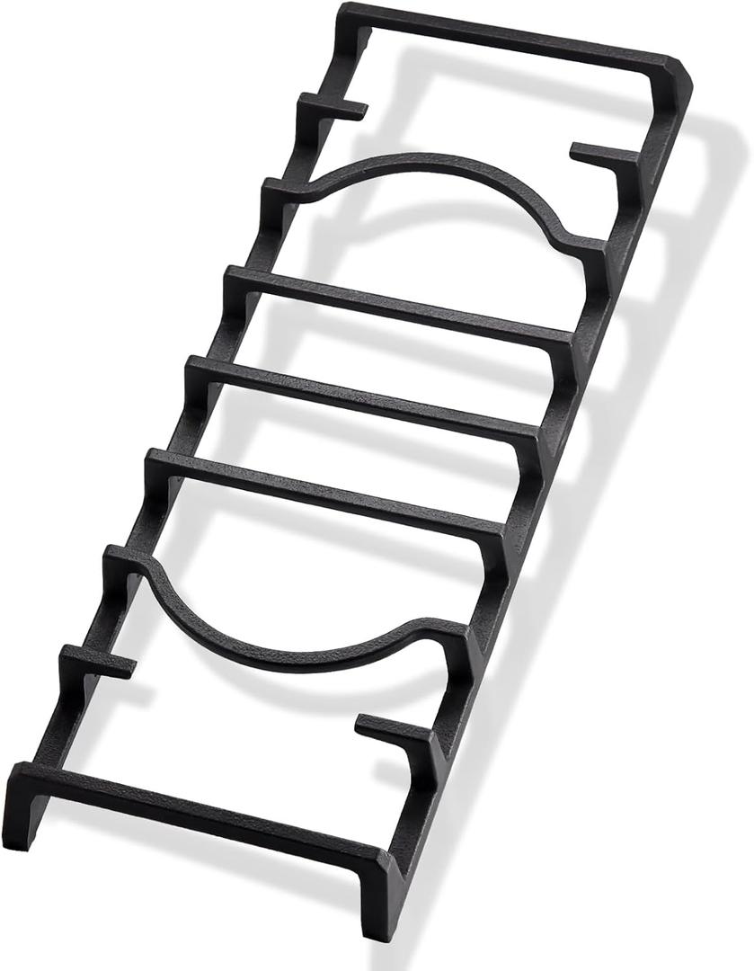 Hiorucet DG94-00938A Stove Grate Replacement for Samsung NX58J5600SG, NX58H5600SS, NX58H9500WS, NX58H9950WS, NX58F5500SS, NX58R5601SS, NX58R4311SS, DG94-00469A DG94-00469B Surface Burner Grate Center