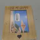 Grammy Gifts Picture Frame 5x7, Grammie Photo Frame, Mothers Day Christmas Birthday Gifts for Grammie Grandma, I Love My Grammy Brown Wooden Picture Photo Frames for Desk Home Room Decor