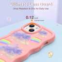CASBST for iPhone 15 Phone Case, Curly Wavy Frame with Cute Pattern