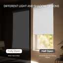 GENIMO Cordless Blackout Roller Shades, 29" W X 72" H, White