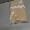 Fixmatti Women Two Piece Summer Sets Short Sleeve Button Down Shirts (Beige, S)