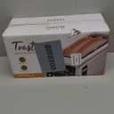 Toaster 4 Slice Long Slot for Bagels & Artisan Bread, Digital Smart Touch Screen with Memory Function & Single-Slice Modes | 6 Toast Settings & 5 Bread Types | Defrost & Reheat | Stainless Steel